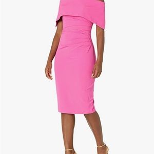 Vince Camuto Off the Shoulder Sheath Dress